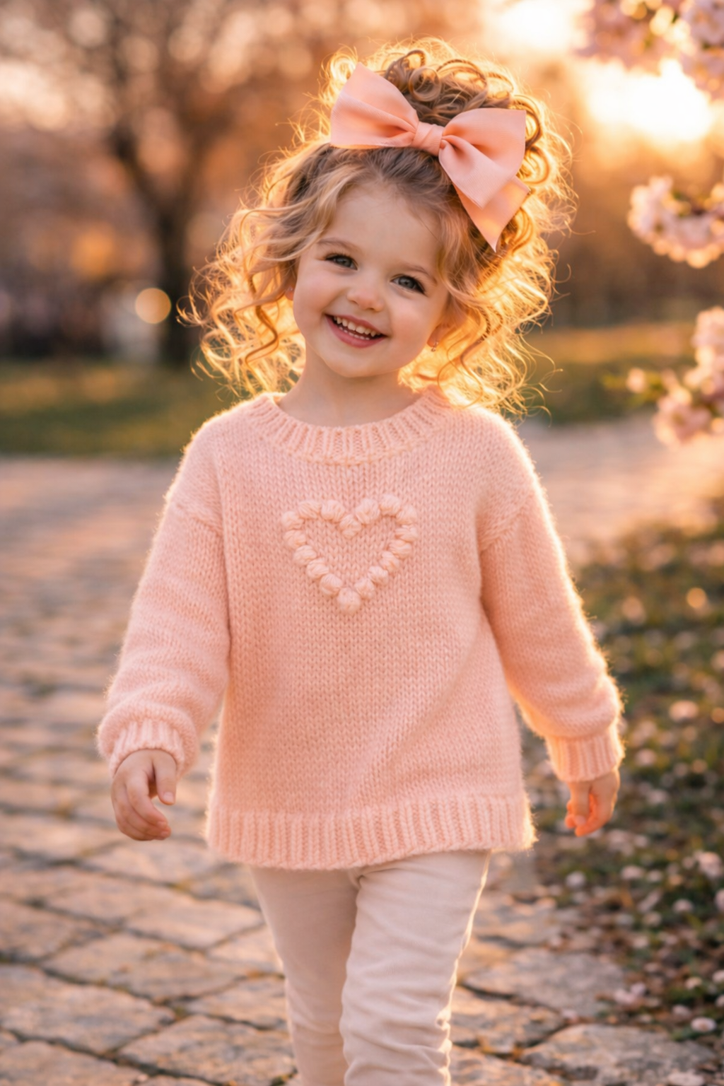 Boutique-inspired heart knit sweater pattern with clear PDF instructions. Perfect addition to any knitwear pattern collection.